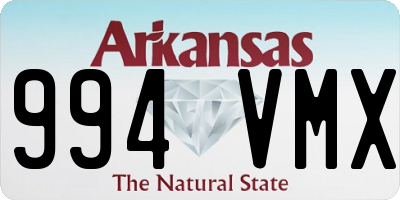 AR license plate 994VMX