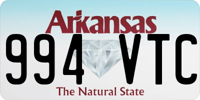 AR license plate 994VTC