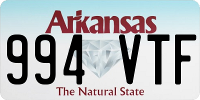 AR license plate 994VTF