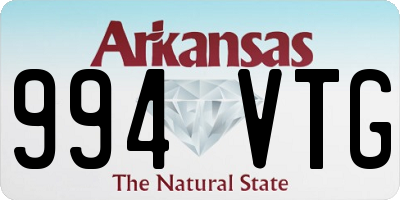 AR license plate 994VTG