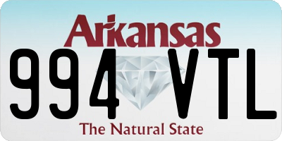 AR license plate 994VTL