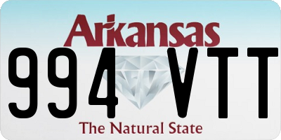 AR license plate 994VTT