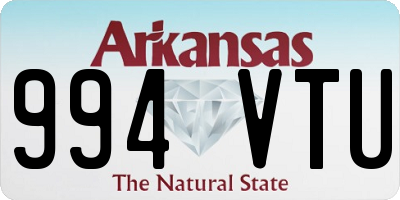 AR license plate 994VTU