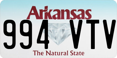 AR license plate 994VTV