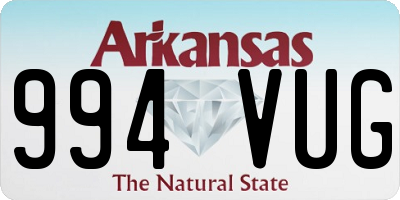 AR license plate 994VUG