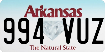 AR license plate 994VUZ