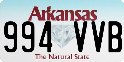 AR license plate 994VVB