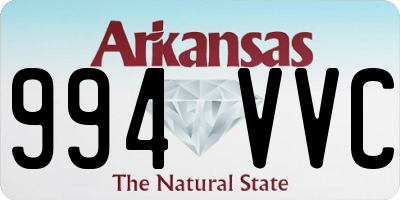AR license plate 994VVC