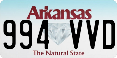 AR license plate 994VVD