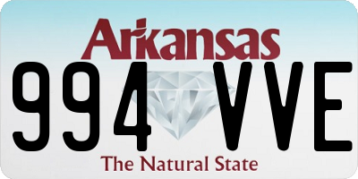 AR license plate 994VVE