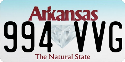 AR license plate 994VVG