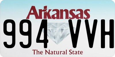 AR license plate 994VVH