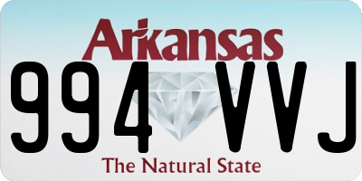 AR license plate 994VVJ