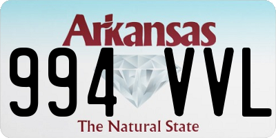 AR license plate 994VVL