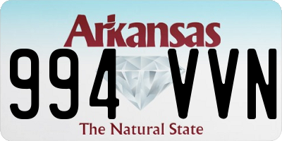 AR license plate 994VVN