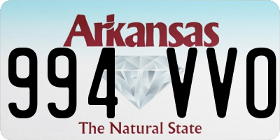 AR license plate 994VVO