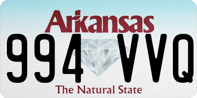 AR license plate 994VVQ