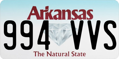AR license plate 994VVS