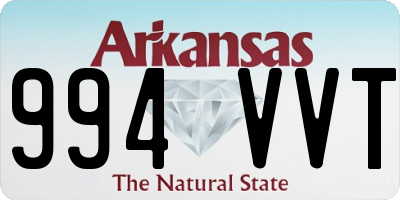 AR license plate 994VVT