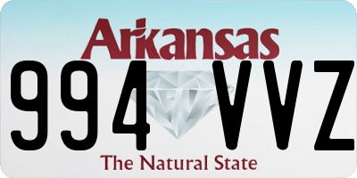 AR license plate 994VVZ