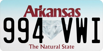 AR license plate 994VWI