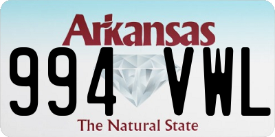 AR license plate 994VWL