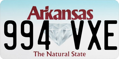 AR license plate 994VXE
