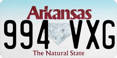AR license plate 994VXG