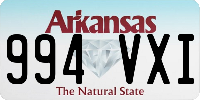 AR license plate 994VXI