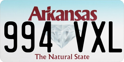 AR license plate 994VXL