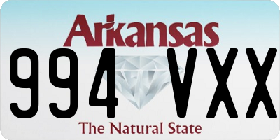 AR license plate 994VXX