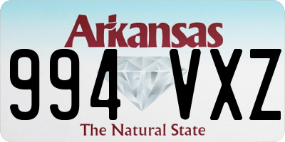AR license plate 994VXZ