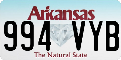 AR license plate 994VYB