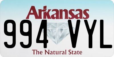 AR license plate 994VYL