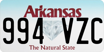AR license plate 994VZC