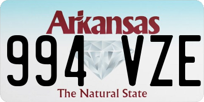 AR license plate 994VZE