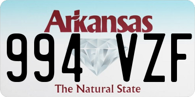 AR license plate 994VZF