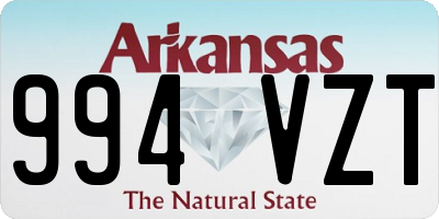 AR license plate 994VZT