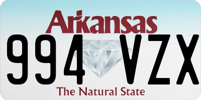 AR license plate 994VZX