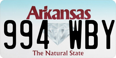 AR license plate 994WBY