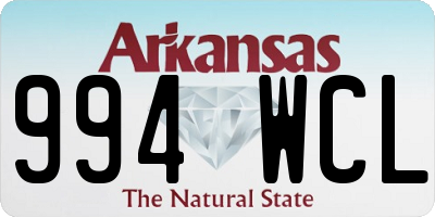 AR license plate 994WCL