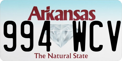AR license plate 994WCV