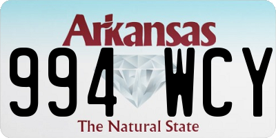 AR license plate 994WCY