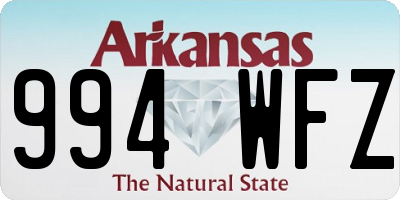 AR license plate 994WFZ