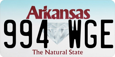 AR license plate 994WGE