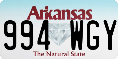 AR license plate 994WGY