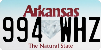 AR license plate 994WHZ