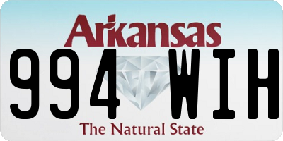 AR license plate 994WIH