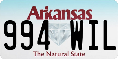 AR license plate 994WIL