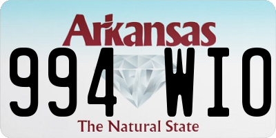AR license plate 994WIO